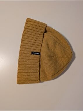 Patagonia Kids Mustard Yellow Knit Beanie